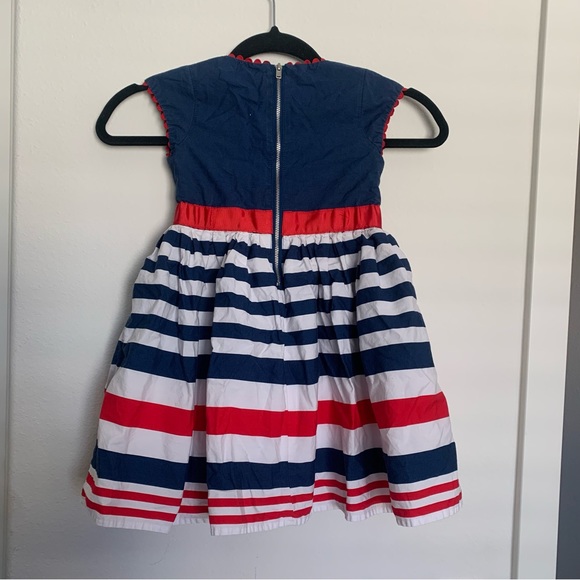 DISNEYPARKS RED WHITE AND BLUE STRIPED DRESS - Picture 2 of 4